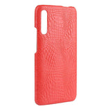 Maxbell PU Leather Phone Case For Huawei Honor 9x/9x pro Alligator Coated Red - Aladdin Shoppers