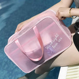 Maxbell PVC Waterproof Swimming Bag Beach Boating Shower Bath Storage Handbag Pink L - Aladdin Shoppers