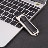 Maxbell PZ-2 Leather High Speed USB 2.0 Flash Drive Memory Disk U Disk Black 128GB - Aladdin Shoppers