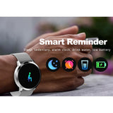 Maxbell Q8 Fitness Bluetooth Smart Watch Heart Rate Blood Pressure For Android Phone Gold - Aladdin Shoppers