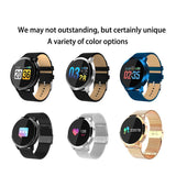Maxbell Q8 Fitness Bluetooth Smart Watch Heart Rate Blood Pressure For Android Phone Gold - Aladdin Shoppers