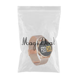 Maxbell Q8 Fitness Bluetooth Smart Watch Heart Rate Blood Pressure For Android Phone Gold - Aladdin Shoppers