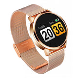 Maxbell Q8 Fitness Bluetooth Smart Watch Heart Rate Blood Pressure For Android Phone Gold - Aladdin Shoppers