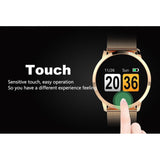 Maxbell Q8 Fitness Bluetooth Smart Watch Heart Rate Blood Pressure For Android Phone Pink - Aladdin Shoppers