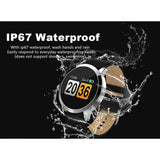 Maxbell Q8 Fitness Bluetooth Smart Watch Heart Rate Blood Pressure For Android Phone Pink - Aladdin Shoppers