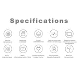 Maxbell Q8 Fitness Bluetooth Smart Watch Heart Rate Blood Pressure For Android Phone Pink - Aladdin Shoppers