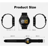 Maxbell Q8 Fitness Bluetooth Smart Watch Heart Rate Blood Pressure For Android Phone Silver 2 - Aladdin Shoppers