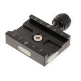 Maxbell QR-60 Aluminium Quick Release Plate QR Clamp with Gradienter Fits Arca Swiss RRS Wimberley for Tripod Ballhead - Aladdin Shoppers