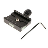 Maxbell QR-60 Aluminium Quick Release Plate QR Clamp with Gradienter Fits Arca Swiss RRS Wimberley for Tripod Ballhead - Aladdin Shoppers
