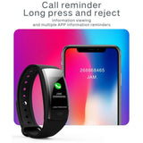 Maxbell QS90PLUS Bluetooth 4.2 Smart Fitness Sports Wrist Watch Heart Rate Tracker - Aladdin Shoppers