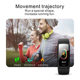 Maxbell QS90PLUS Bluetooth 4.2 Smart Fitness Sports Wrist Watch Heart Rate Tracker - Aladdin Shoppers