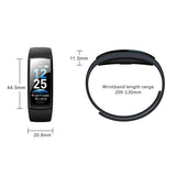 Maxbell QS90PLUS Bluetooth 4.2 Smart Fitness Sports Wrist Watch Heart Rate Tracker - Aladdin Shoppers