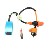 Maxbell Racing Ignition Coil + CDI Box + Spark Plug for Chinese 50 125 150cc GY6 ATV - Aladdin Shoppers