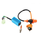 Maxbell Racing Ignition Coil + CDI Box + Spark Plug for Chinese 50 125 150cc GY6 ATV - Aladdin Shoppers