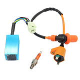 Maxbell Racing Ignition Coil + CDI Box + Spark Plug for Chinese 50 125 150cc GY6 ATV - Aladdin Shoppers
