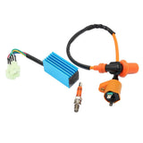Maxbell Racing Ignition Coil + CDI Box + Spark Plug for Chinese 50 125 150cc GY6 ATV - Aladdin Shoppers