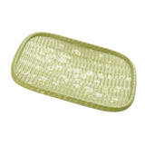 Maxbell Rattan Serving Tray Fruit Dessert Cake Platter Tea Coffee Pan Green - Aladdin Shoppers