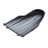 Maxbell Rattan Wicker Basket Hand Knitting Box Woven Container Vintage Black 20cm