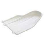 Maxbell Rattan Wicker Basket Hand Knitting Box Woven Container Vintage White 20cm - Aladdin Shoppers