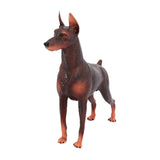 Maxbell Realistic PVC Farm Animal Model Figurine Action Figures Playset Kids Educational Toy Collectibles –Doberman Black - Aladdin Shoppers