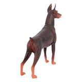 Maxbell Realistic PVC Farm Animal Model Figurine Action Figures Playset Kids Educational Toy Collectibles –Doberman Black - Aladdin Shoppers