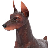 Maxbell Realistic PVC Farm Animal Model Figurine Action Figures Playset Kids Educational Toy Collectibles –Doberman Black - Aladdin Shoppers