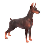 Maxbell Realistic PVC Farm Animal Model Figurine Action Figures Playset Kids Educational Toy Collectibles –Doberman Black - Aladdin Shoppers