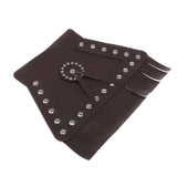 Maxbell Rear Motorcycle Fender Mud Flap Vintage Leather Mudguard Cover Brown - Aladdin Shoppers