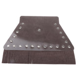 Maxbell Rear Motorcycle Fender Mud Flap Vintage Leather Mudguard Cover Brown - Aladdin Shoppers