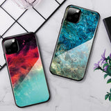 Maxbell Rear Tempered Glass Housing Case Cover for iPhone 11pro max (6.5'') Emerald - Aladdin Shoppers