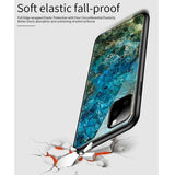 Maxbell Rear Tempered Glass Housing Case Cover for iPhone 11pro max (6.5'') Emerald - Aladdin Shoppers