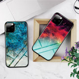 Maxbell Rear Tempered Glass Housing Case Cover for iPhone 11pro max (6.5'') Emerald - Aladdin Shoppers