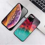 Maxbell Rear Tempered Glass Housing Case Cover for iPhone 11pro max (6.5'') Emerald - Aladdin Shoppers
