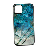 Maxbell Rear Tempered Glass Housing Case Cover for iPhone 11pro max (6.5'') Emerald - Aladdin Shoppers