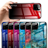 Maxbell Rear Tempered Glass Housing Case Cover for iPhone 11pro max (6.5'') Emerald - Aladdin Shoppers