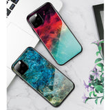 Maxbell Rear Tempered Glass Housing Case Cover for iPhone 11pro max (6.5'') Emerald - Aladdin Shoppers