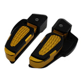 Maxbell RearPassenger Folding Foot Rest Pedals For Vespa Sprint150 125 3vie Gold - Aladdin Shoppers