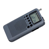 Maxbell Rechargeable AM FM Digital Portable Pocket Radio and Earphone gray - Aladdin Shoppers