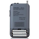 Maxbell Rechargeable AM FM Digital Portable Pocket Radio and Earphone gray - Aladdin Shoppers