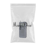 Maxbell Rechargeable AM FM Digital Portable Pocket Radio and Earphone gray - Aladdin Shoppers
