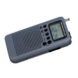 Maxbell Rechargeable AM FM Digital Portable Pocket Radio and Earphone gray - Aladdin Shoppers