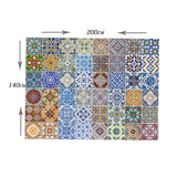 Maxbell Rectangle Digital Printed Decor Tablecloth Bohemia Grid - Aladdin Shoppers