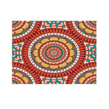 Maxbell Rectangle Digital Printed Decor Tablecloth Bohemia Round Red - Aladdin Shoppers