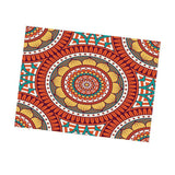 Maxbell Rectangle Digital Printed Decor Tablecloth Bohemia Round Red - Aladdin Shoppers