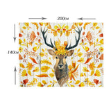Maxbell Rectangle Digital Printed Decor Tablecloth Coloured Elk - Aladdin Shoppers