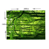 Maxbell Rectangle Digital Printed Decor Tablecloth Green Jungle - Aladdin Shoppers