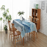 Maxbell Rectangle Digital Printed Decor Tablecloth Water and Ink Landscape - Aladdin Shoppers