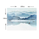 Maxbell Rectangle Digital Printed Decor Tablecloth Water and Ink Landscape - Aladdin Shoppers