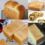 Maxbell Rectangle Non-stick Mould Toast Loaf Bread Baking Pan Bakeware Golden 450g - Aladdin Shoppers