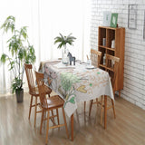 Maxbell Rectangle Table Cover Cloth Wipe Clean Party Tablecloth Covers Rabbit - Aladdin Shoppers
